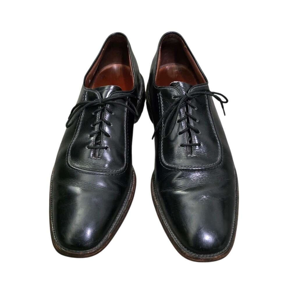 Allen Edmonds Belgium Shoes Mens Size 8.5B Vintage Oxford Shoes Black USA Made